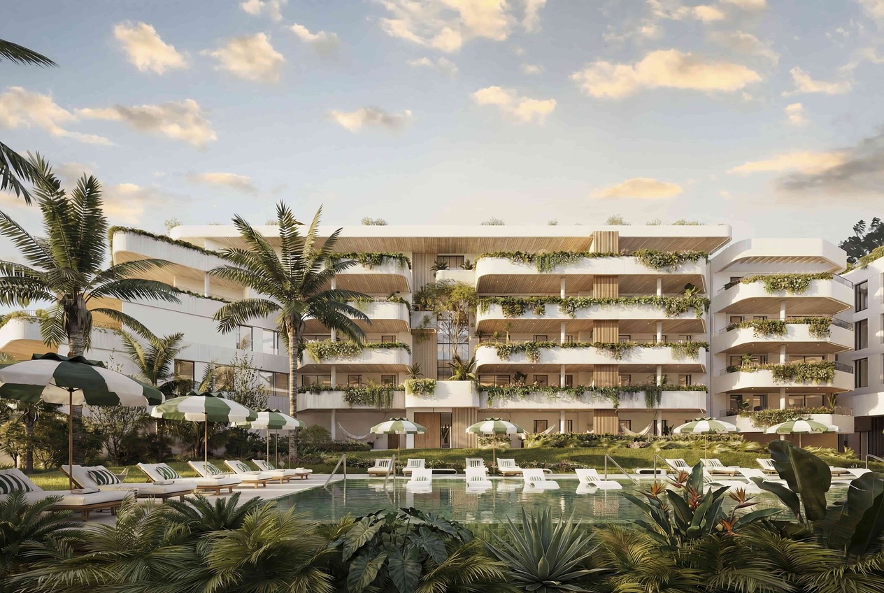 Promoción de obra nueva de PRAXFER en Marbella con arquitectura contemporánea
